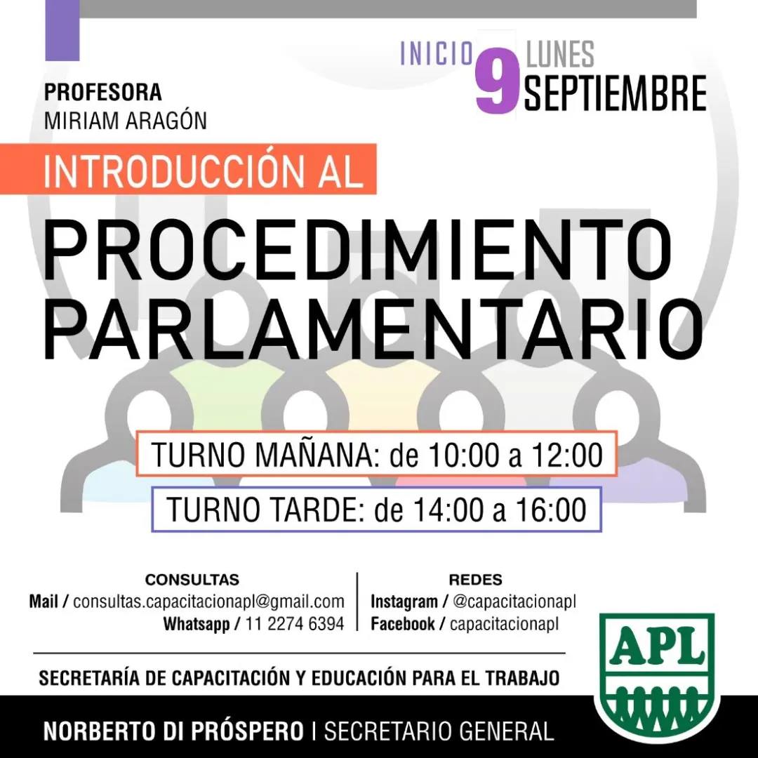 INTRODUCCIÓN AL PROCEDIMIENTO PARLAMENTARIO