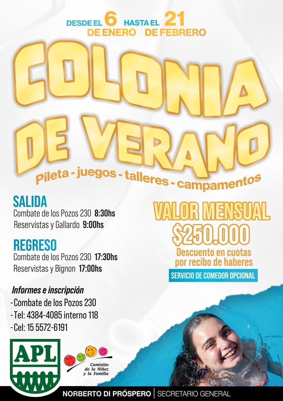 COLONIA DE VERANO APL