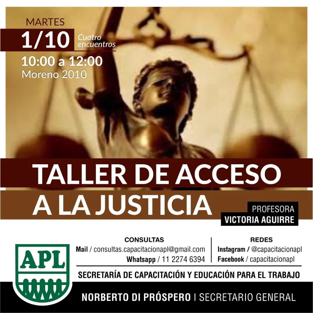 TALLER DE ACCESO A LA JUSTICIA