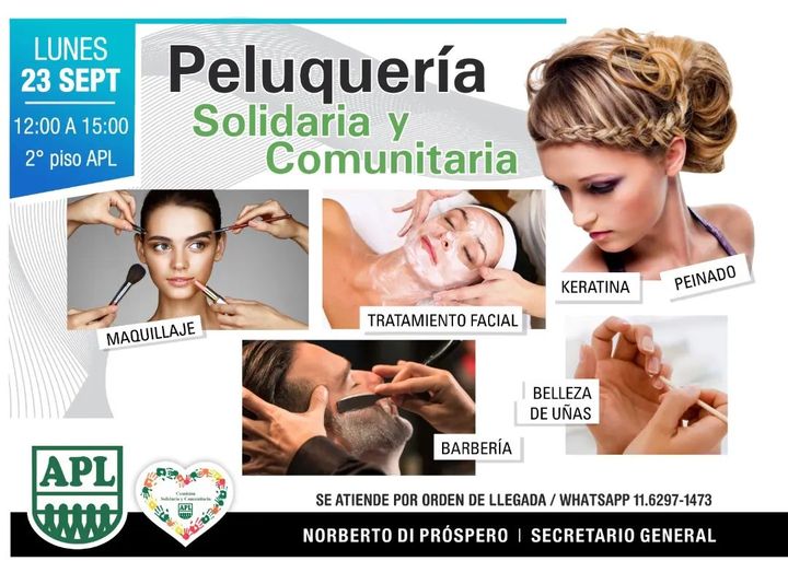 PELUQUERÍA SOLIDARIA Y COMUNITARIA